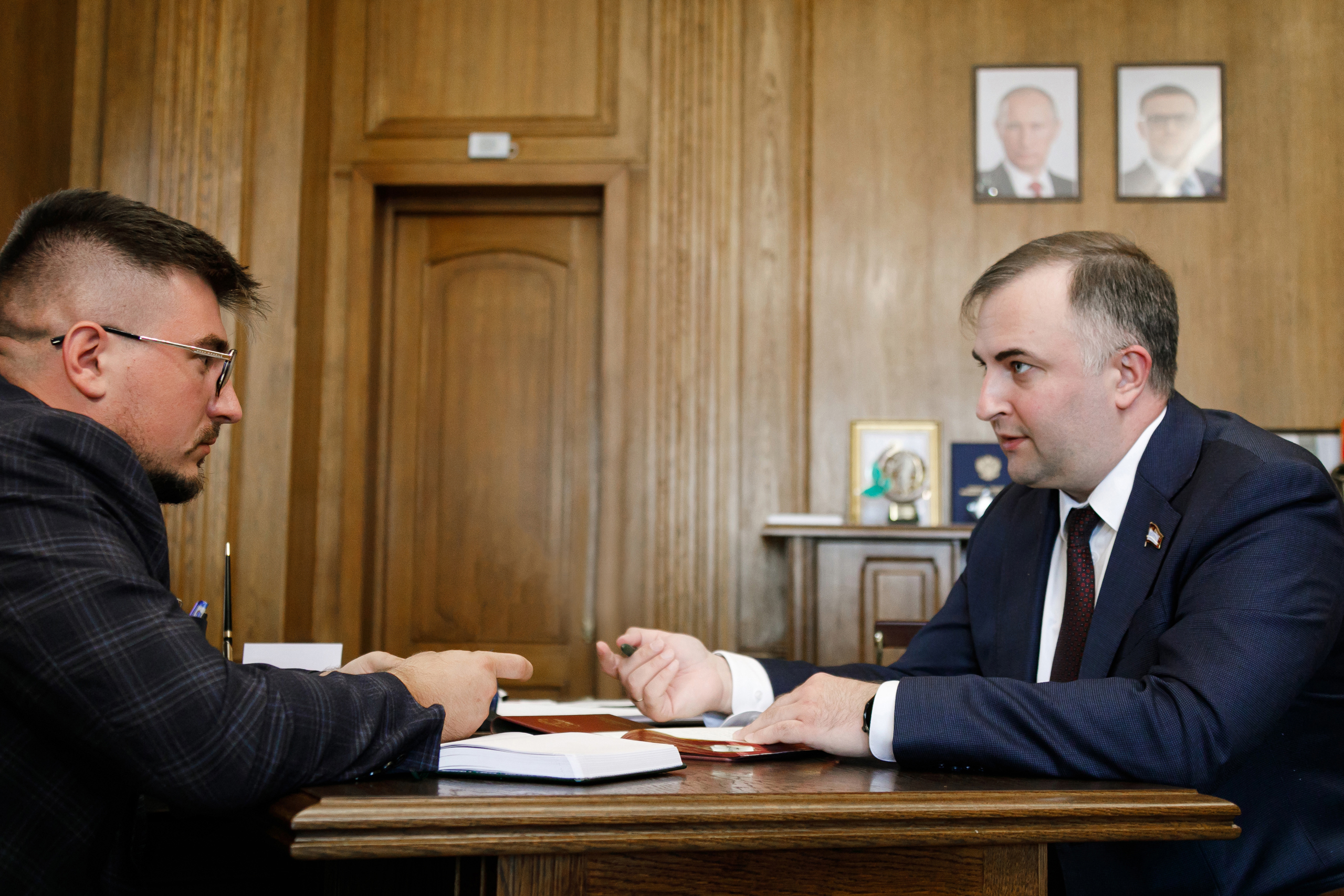 Олег Гербер стал наставником для участника спецоперации и региональной кадровой программы «Герои Южного Урала» Алексея Рожкова