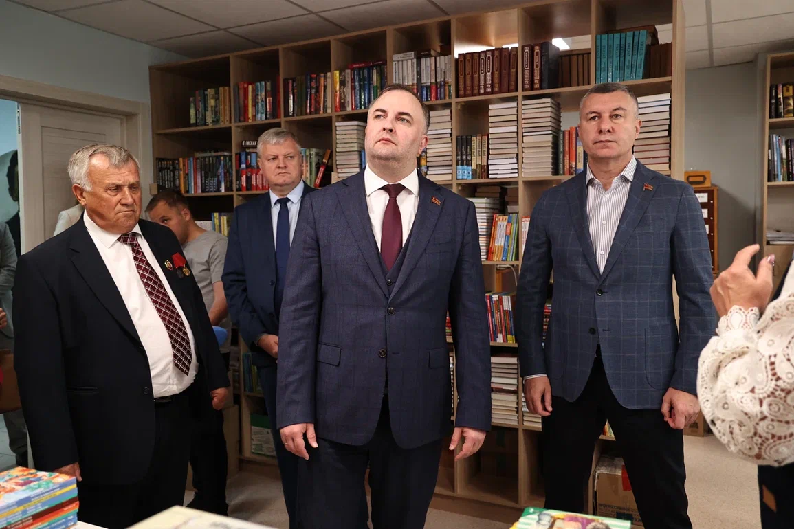 Олег Гербер и Евгений Илле посетили с рабочим визитом село Октябрьское 