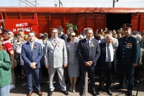 В Челябинск прибыл «Поезд Победы»