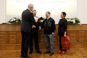 Церемония вручения премии победителям конкурсов журналистских работ 