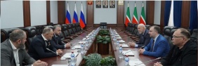 Заместитель председателя Законодательного Собрания Олег Гербер с рабочим визитом посетил Чеченскую Республику